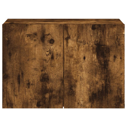 vidaXL TV Cabinet Wall-mounted Smoked Oak 60x30x41 cm