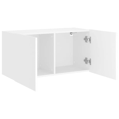 vidaXL TV Cabinet Wall-mounted White 80x30x41 cm