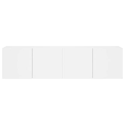vidaXL 2 Piece Wall-mounted TV Cabinet Set White 80x30x41 cm