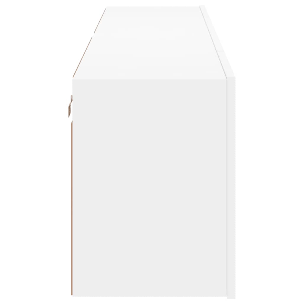 vidaXL 2 Piece Wall-mounted TV Cabinet Set White 80x30x41 cm