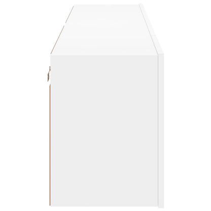 vidaXL 2 Piece Wall-mounted TV Cabinet Set White 80x30x41 cm