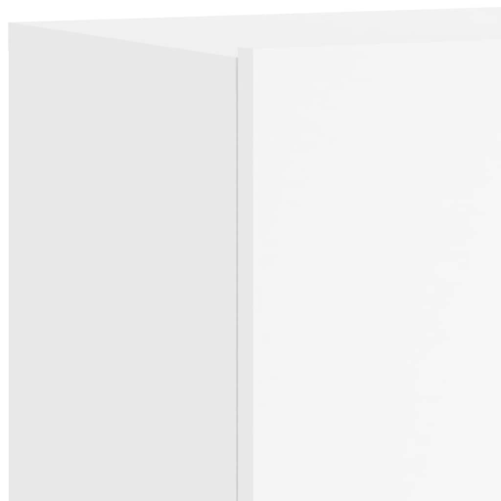 vidaXL 2 Piece Wall-mounted TV Cabinet Set White 80x30x41 cm