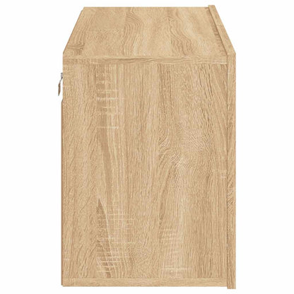 vidaXL TV Cabinet Wall-mounted Sonoma Oak 80x30x41 cm