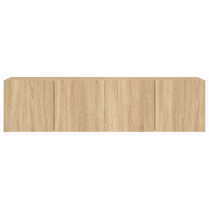 vidaXL TV Cabinets Wall-mounted 2 pcs Sonoma Oak 80x30x41 cm