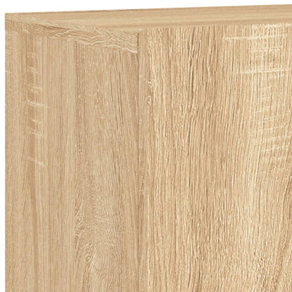 vidaXL 2 Piece Wall-mounted TV Cabinet Set Sonoma Oak 80x30x41 cm