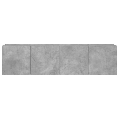 vidaXL TV Cabinets Wall-mounted 2 pcs Concrete Grey 80x30x41 cm