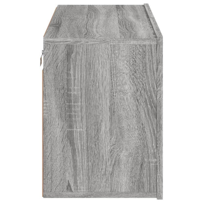 vidaXL TV Cabinet Wall-mounted Grey Sonoma 80x30x41 cm