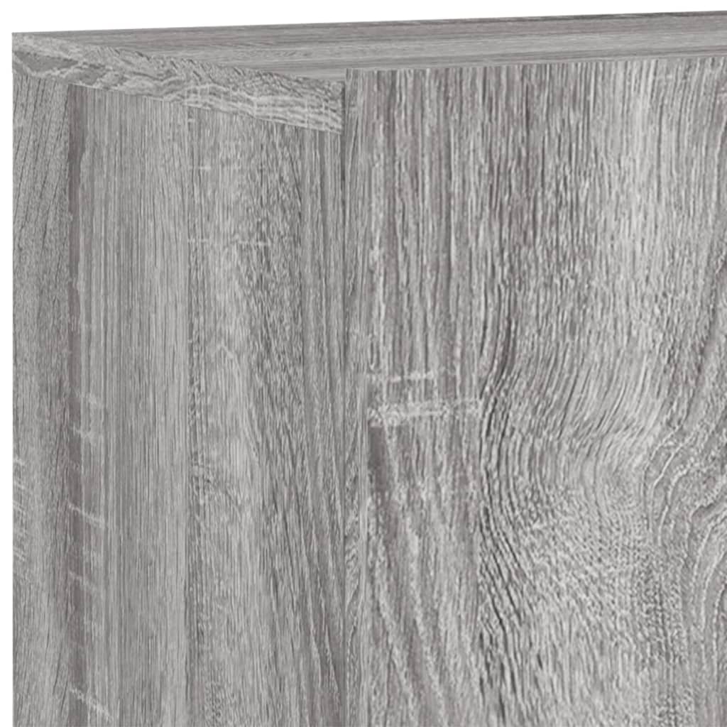 vidaXL TV Cabinet Wall-mounted Grey Sonoma 80x30x41 cm