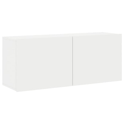vidaXL TV Cabinet Wall-mounted White 100x30x41 cm