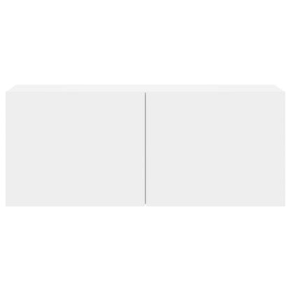 vidaXL TV Cabinet Wall-mounted White 100x30x41 cm