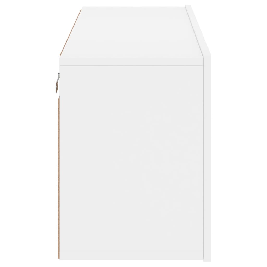 vidaXL TV Cabinet Wall-mounted White 100x30x41 cm