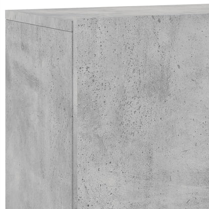 vidaXL TV Cabinet Wall-mounted Concrete Grey 100x30x41 cm