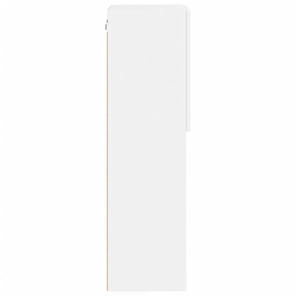 vidaXL TV Cabinet with LED Lights White 40.5x30x102 cm