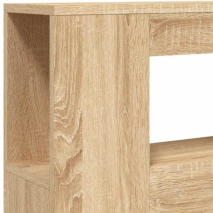 vidaXL LED Headboard Sonoma Oak 100x18,5x103,5 cm Engineered Wood