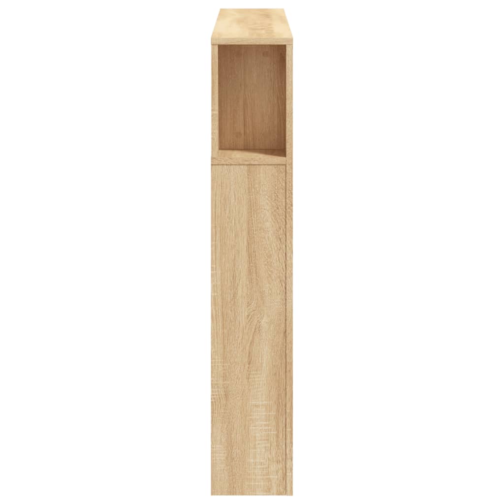vidaXL LED Headboard Sonoma Oak 120x18,5x103,5 cm Engineered Wood