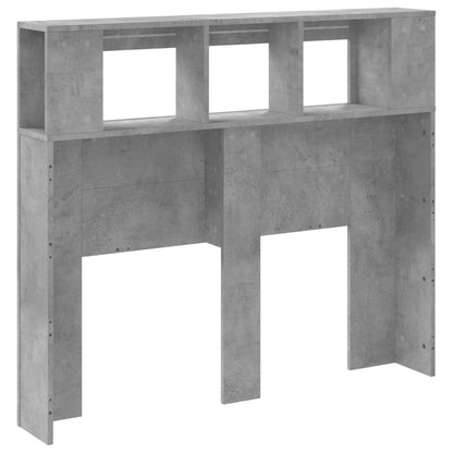 vidaXL LED Headboard Concrete Grey 120x18,5x103,5 cm Engineered Wood