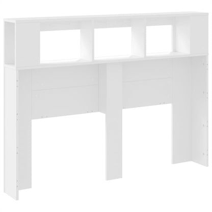 vidaXL LED Headboard White 140x18,5x103,5 cm Engineered Wood