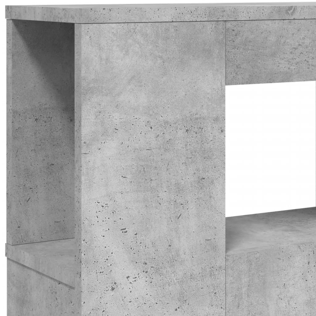 vidaXL LED Headboard Concrete Grey 140x18,5x103,5 cm Engineered Wood