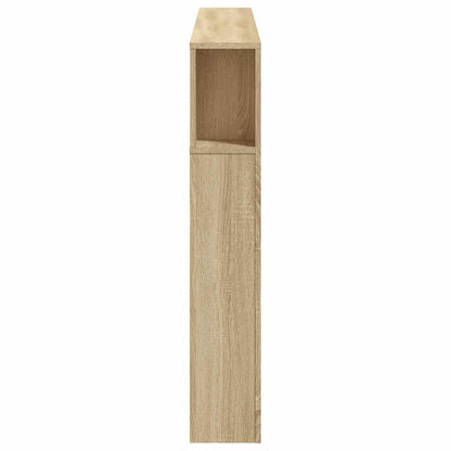 vidaXL LED Headboard Sonoma Oak 160x18,5x103,5 cm Engineered Wood