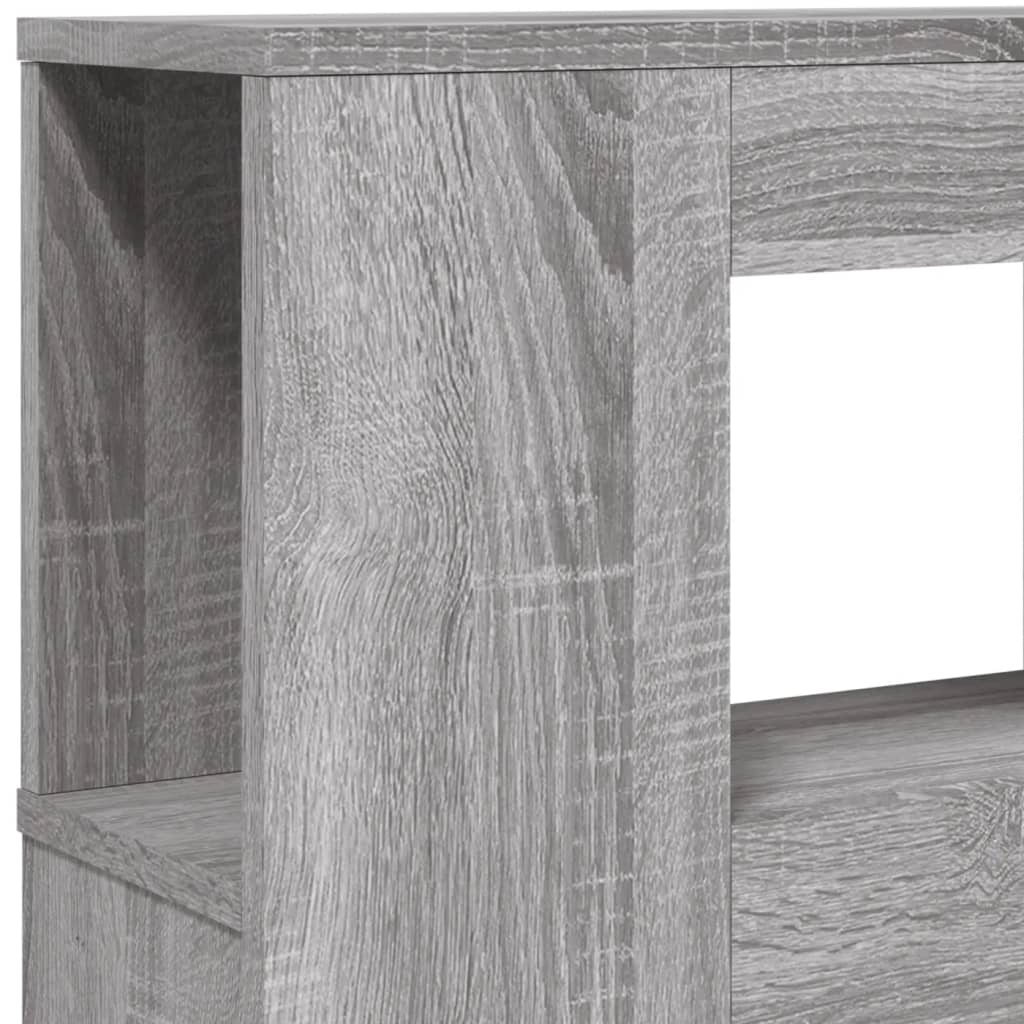 vidaXL LED Headboard Grey Sonoma 160x18.5x103.5 cm Engineered Wood