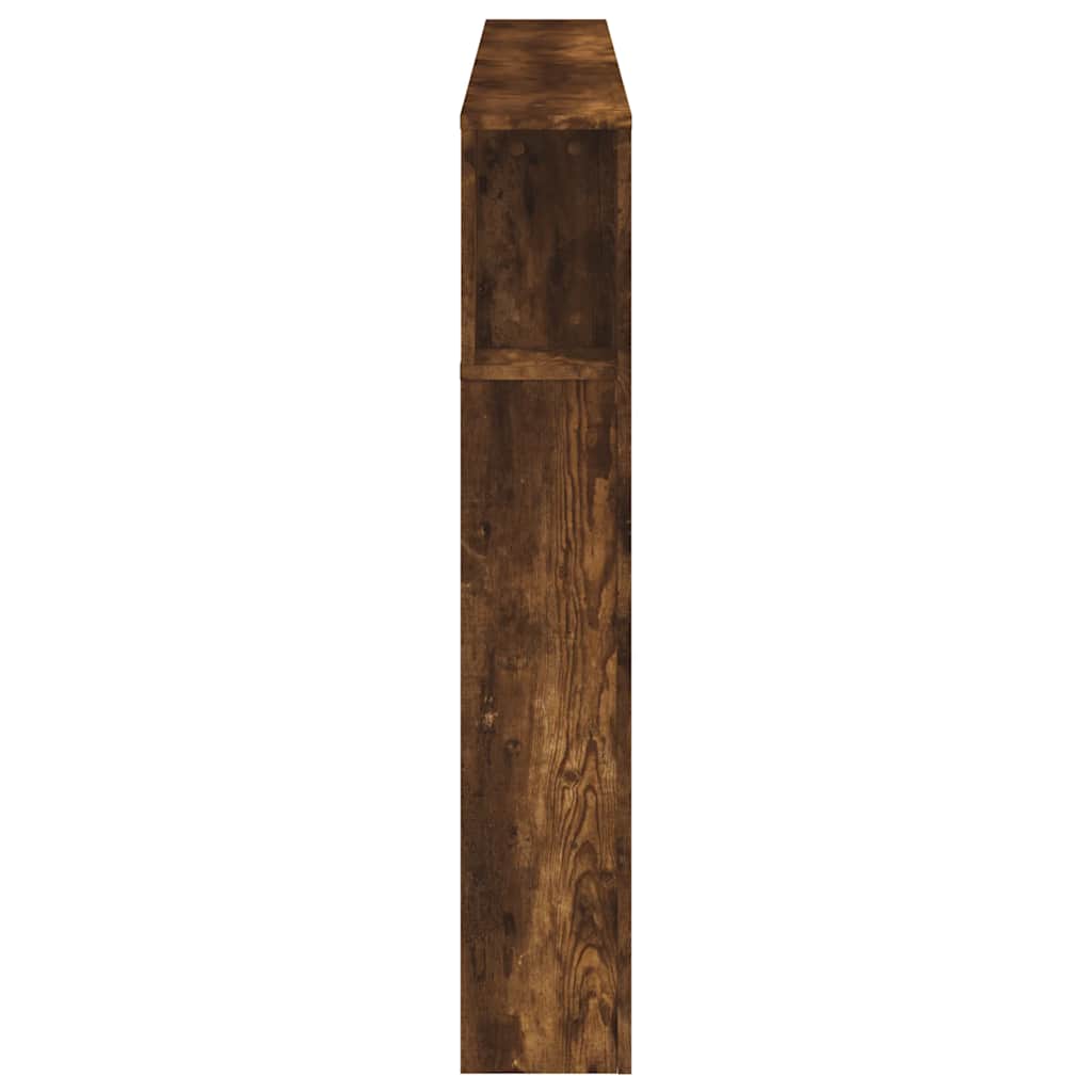 vidaXL LED Headboard Smoked Oak 180x18,5x103,5 cm Engineered Wood