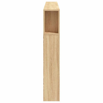 vidaXL LED Headboard Sonoma Oak 200x18,5x103,5 cm Engineered Wood