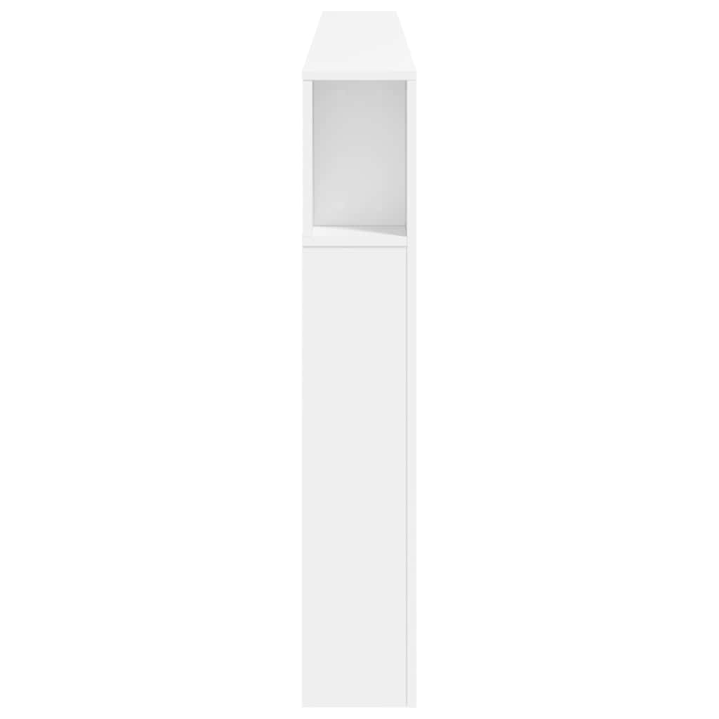 vidaXL LED Headboard White 220x18,5x103,5 cm Engineered Wood