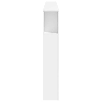 vidaXL LED Headboard White 220x18,5x103,5 cm Engineered Wood