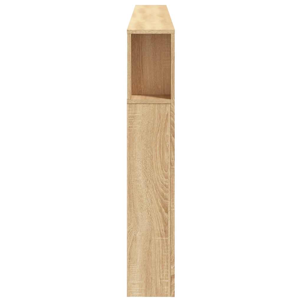 vidaXL LED Headboard Sonoma Oak 220x18,5x103,5 cm Engineered Wood