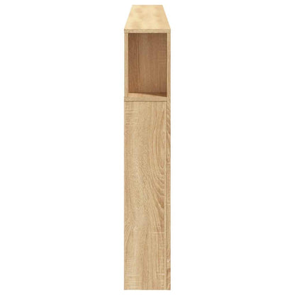 vidaXL LED Headboard Sonoma Oak 220x18,5x103,5 cm Engineered Wood