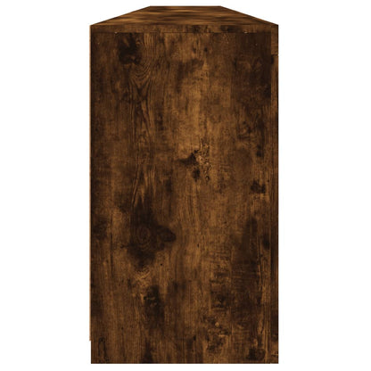 vidaXL Sideboard with LED Lights Smoked Oak 283x37x67 cm