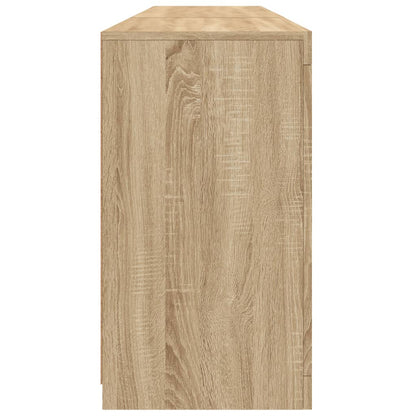 vidaXL Sideboard with LED Lights Sonoma Oak 181.5x37x67 cm