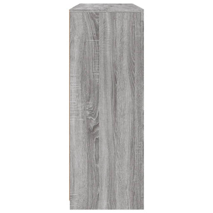 vidaXL Sideboards with LED Lights 3 pcs Grey Sonoma Engineered Wood
