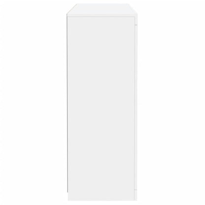 vidaXL Sideboards with LED Lights 3 pcs White Engineered Wood