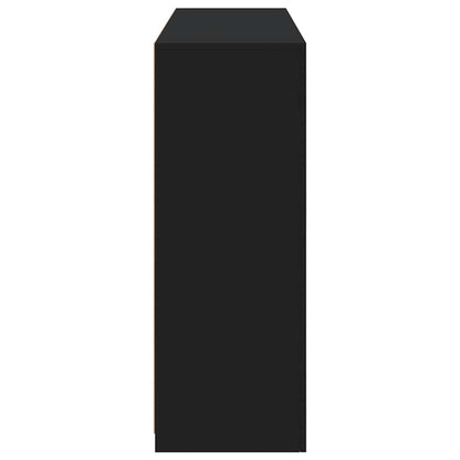 vidaXL Sideboards with LED Lights 3 pcs Black Engineered Wood