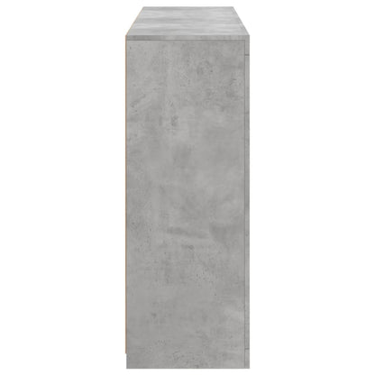 vidaXL Sideboards with LED Lights 3 pcs Concrete Grey Engineered Wood