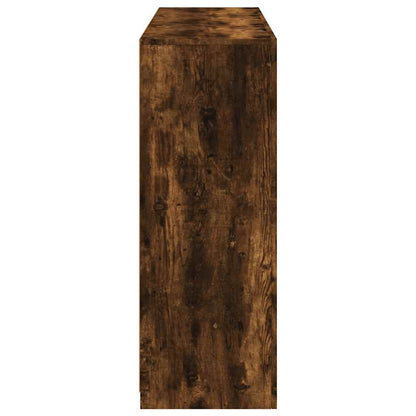 vidaXL Sideboards with LED Lights 3 pcs Smoked Oak Engineered Wood