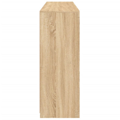 vidaXL Sideboards with LED Lights 3 pcs Sonoma Oak Engineered Wood