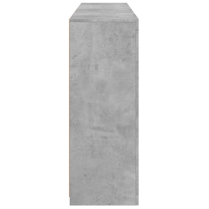 vidaXL Sideboards with LED Lights 3 pcs Concrete Grey Engineered Wood