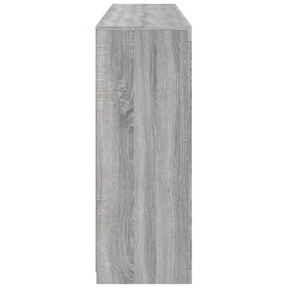 vidaXL Sideboards with LED Lights 3 pcs Grey Sonoma Engineered Wood