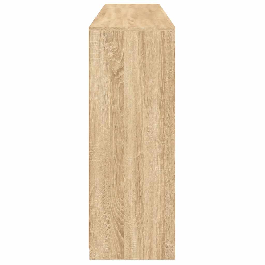 vidaXL Sideboards with LED Lights 3 pcs Sonoma Oak Engineered Wood