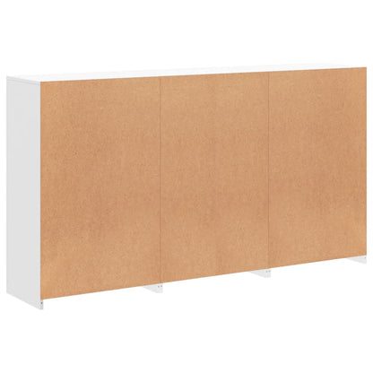 vidaXL Sideboard with LED Lights White 181,5x37x100 cm