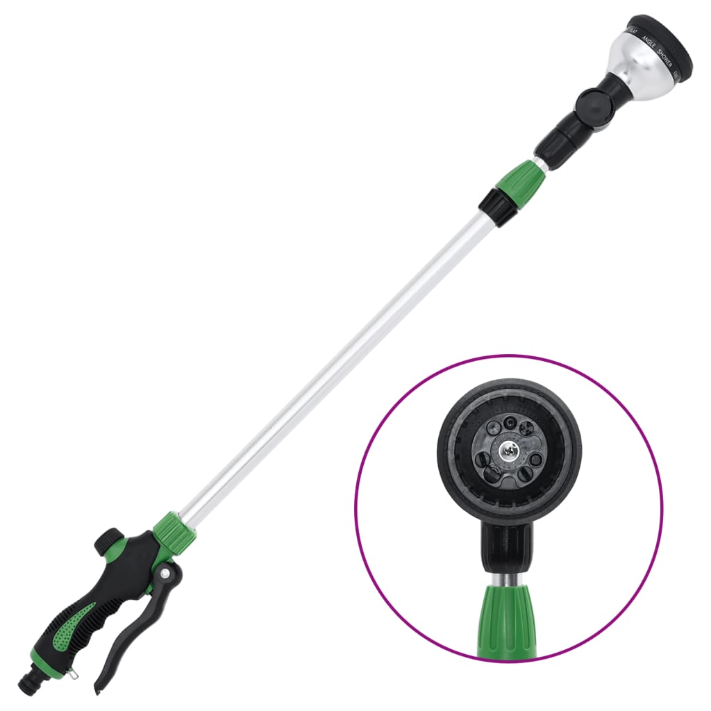 vidaXL Telescopic Spray Lance with 10 Patterns 75-110 cm