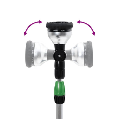 vidaXL Telescopic Spray Lance with 10 Patterns 75-110 cm