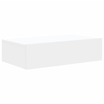 vidaXL TV Cabinet with LED Lights White 60x35x15.5 cm