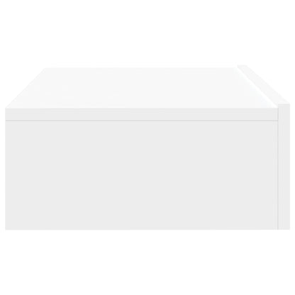 vidaXL TV Cabinet with LED Lights White 60x35x15.5 cm