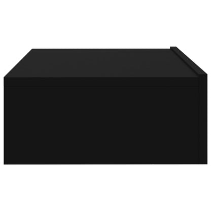 vidaXL TV Cabinet with LED Lights Black 60x35x15.5 cm