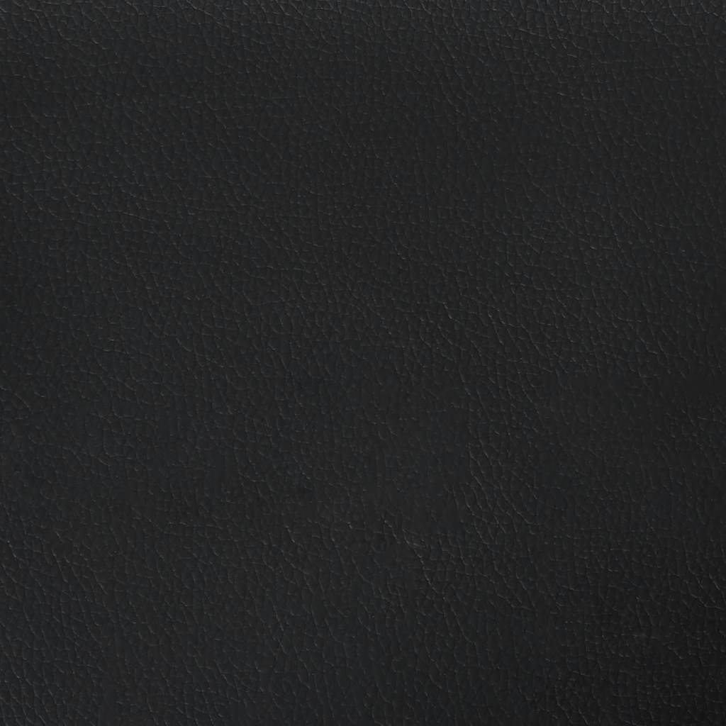vidaXL Bed Frame "Dover" Black 183x213 cm Faux Leather