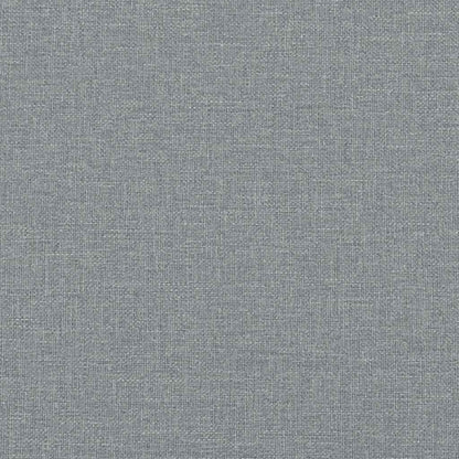 vidaXL Bed Frame "Dover" Light Grey 180x200 cm Super King Fabric