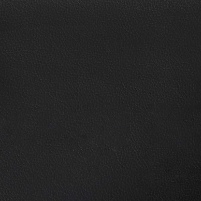 vidaXL Bed Frame "Dover" Black 180x200 cm Super King Faux Leather